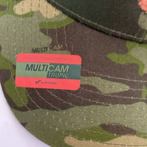 The Classics by Yupoong MultiCam Tropic SnapBack Hat NWT - Picture 5 of 8